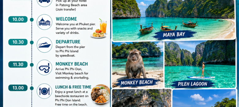 phi phi island tour by speed boat