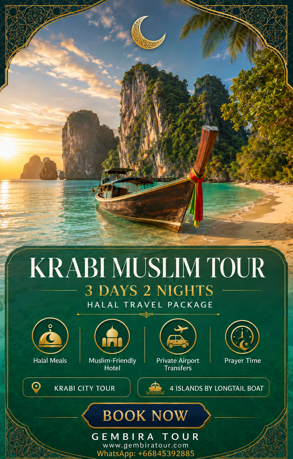 krabi muslim tour package 3 days 2 nights